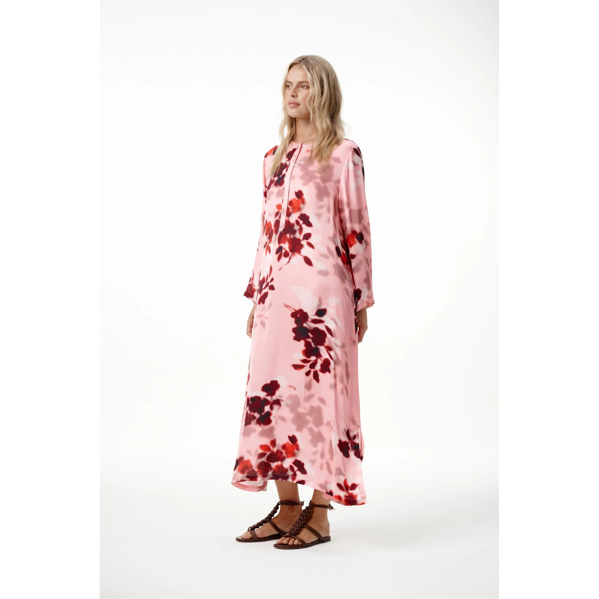 One Season Liew Maxi Haze Dress - Blush