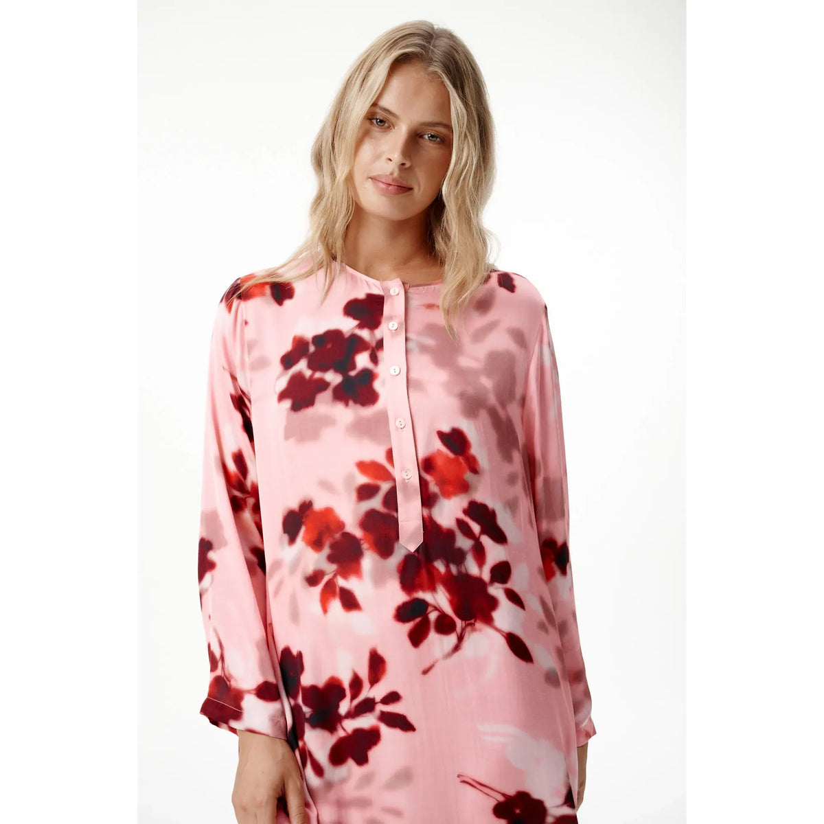 One Season Liew Maxi Haze Dress - Blush