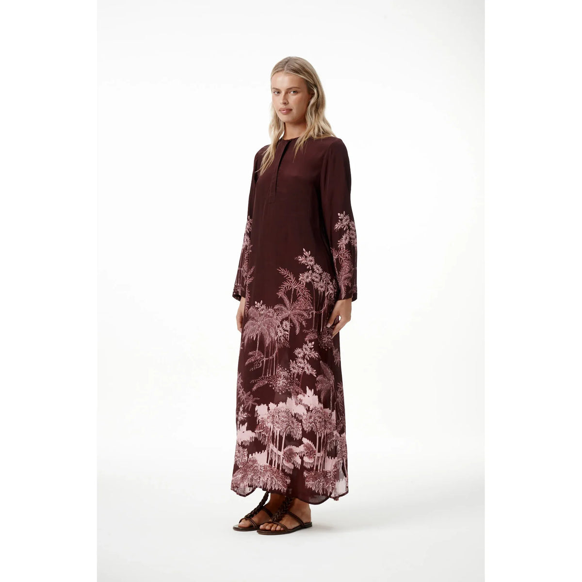 One Season Sienna Palm Dress - Sangeria