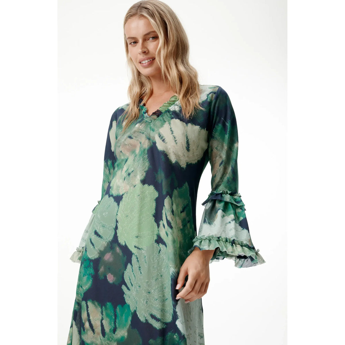 One Season Long Indi Monstera Night Dress