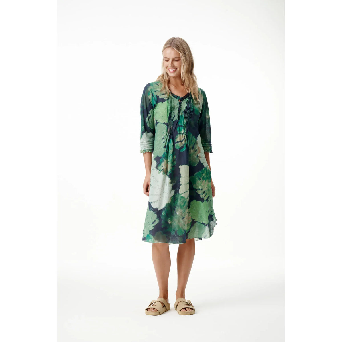 One Season Middy Poppy Monstera Night Dress
