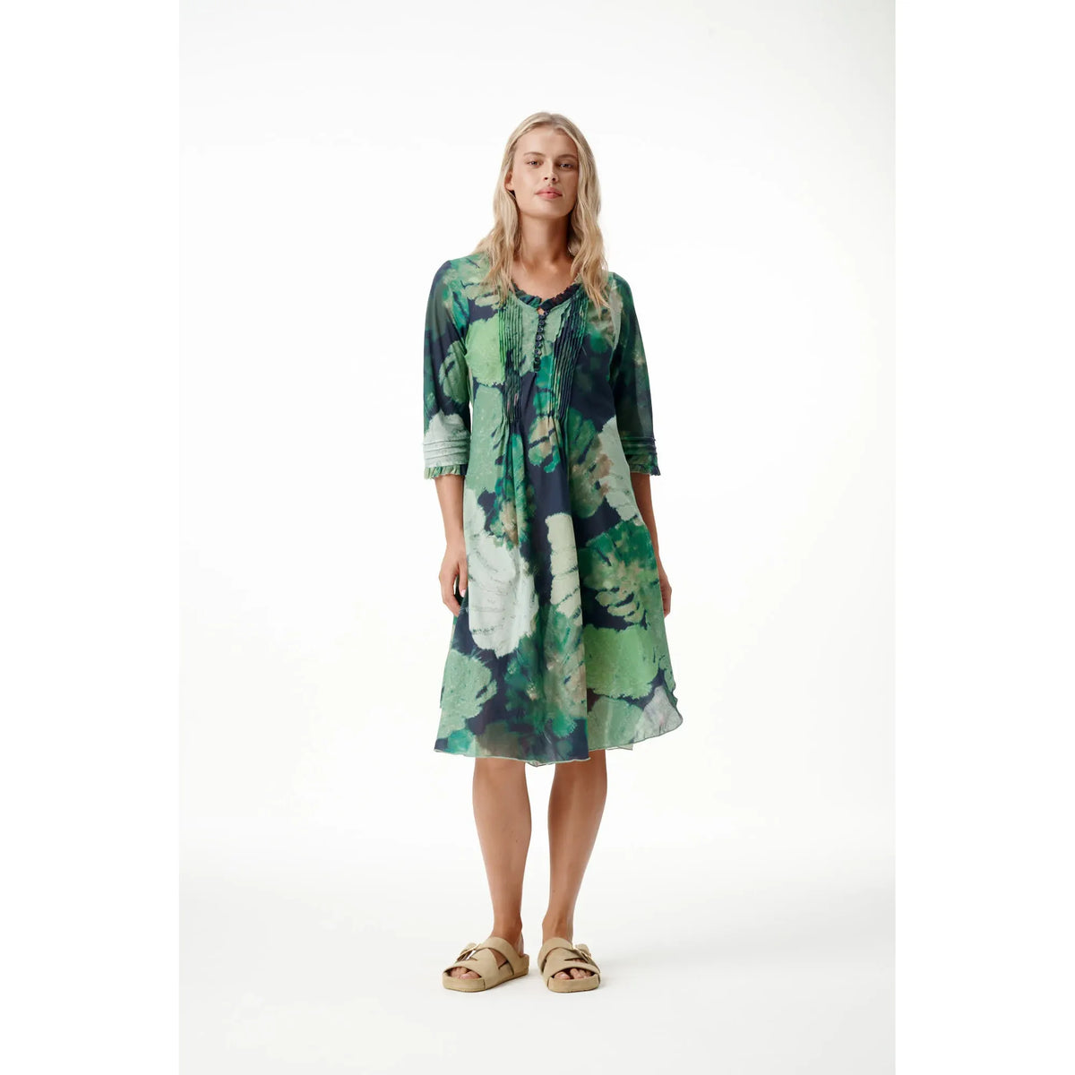 One Season Middy Poppy Monstera Night Dress