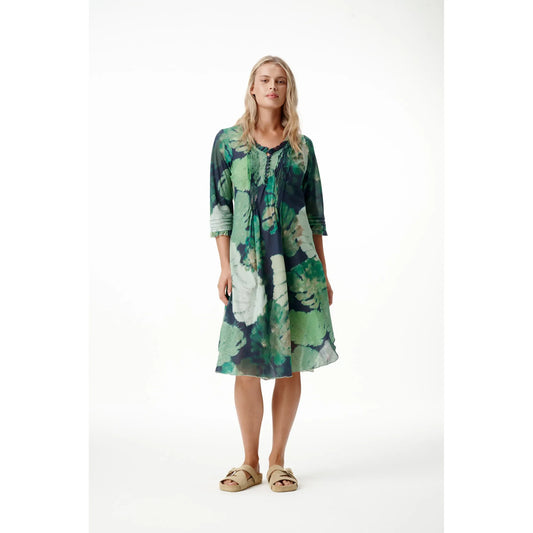 One Season Middy Poppy Monstera Night Dress