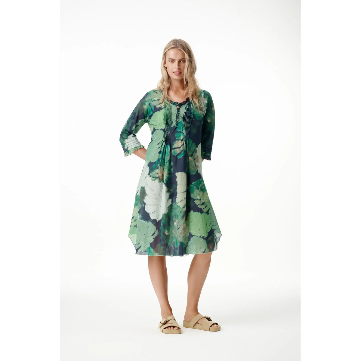 One Season Middy Poppy Monstera Night Dress