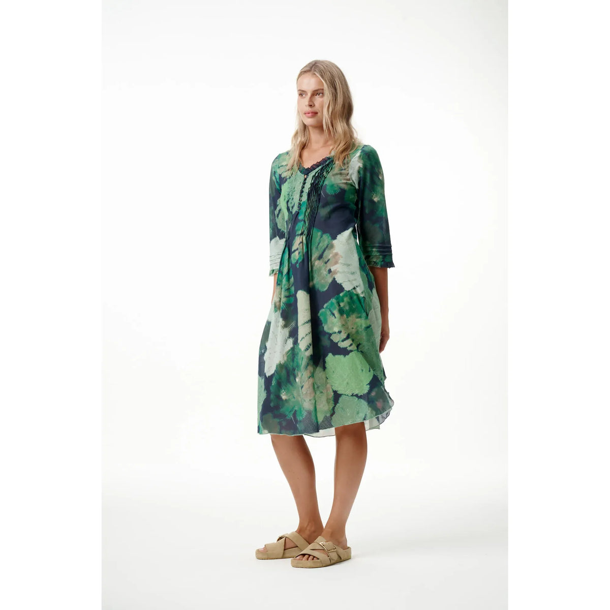 One Season Middy Poppy Monstera Night Dress