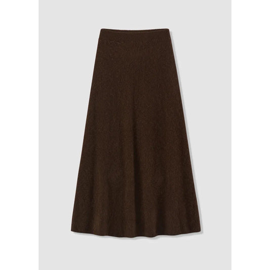 ALEGER The Brushed Skirt 899 - Mink