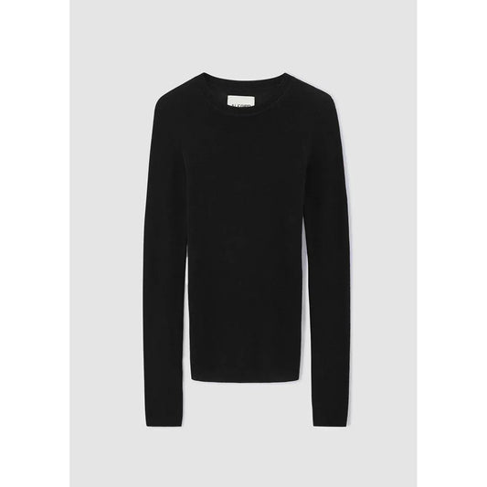 ALEGER Sheerness Crew Neck Jumper 908 - Black