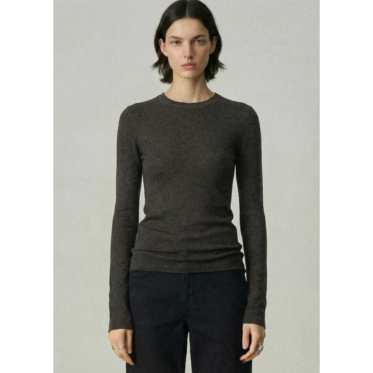 ALEGER Sheerness Crew Neck Knit 908 - Swamp