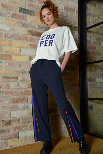 Cooper Zip To Be Square Trouser - Navy