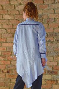 Cooper Let's Sleeve This Town Dress - Blue Stripe