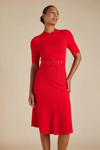 Alessandra Parker Dress - Red