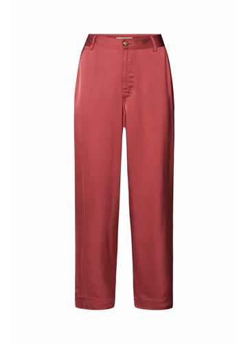 Rabens Saloner Carly Pants - Burgundy
