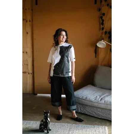 Circular By Maud Alice Dainty White Patch Tee - The Black Cat