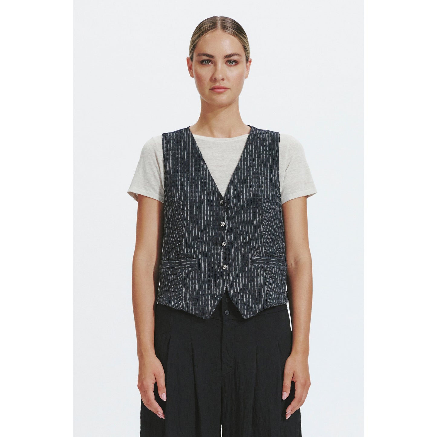 Transit Textural Gilet A104