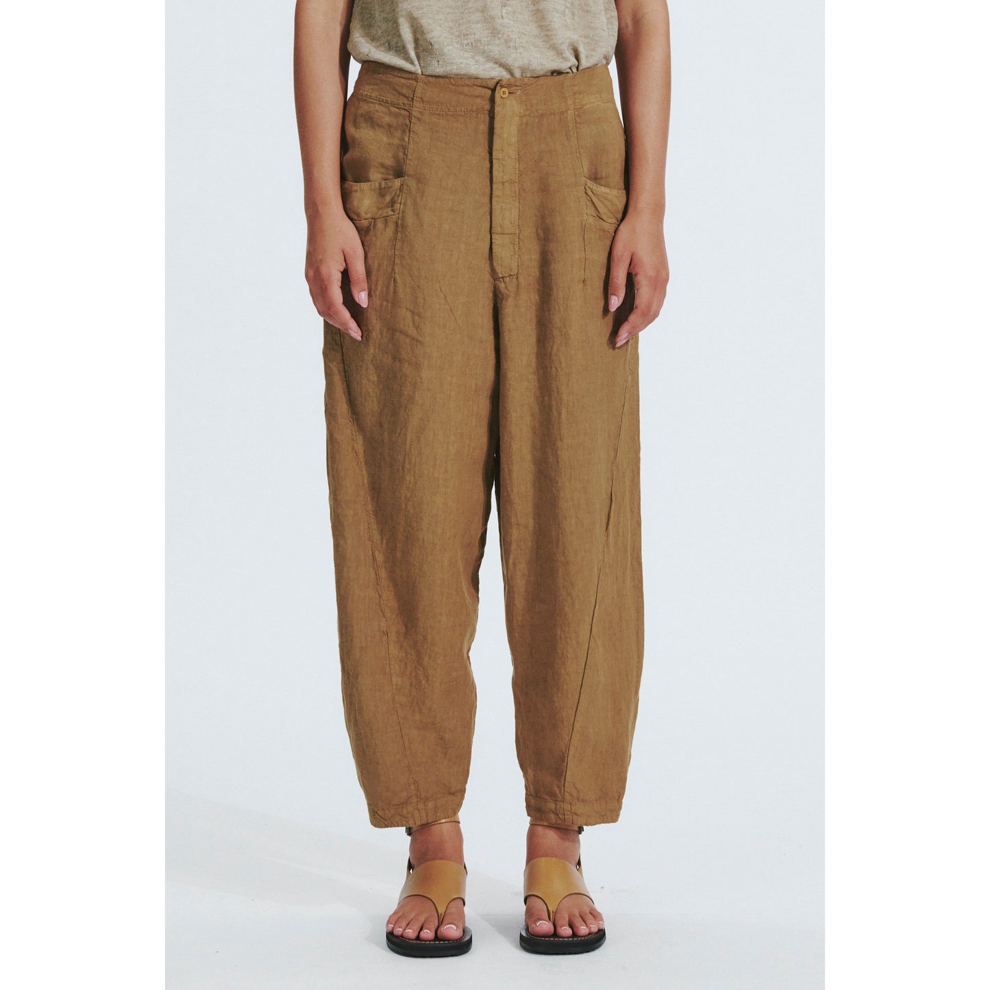Transit Linen Relaxed Pant D131