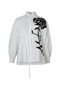 Cooper Love in Full Bloom Shirt - White/Black