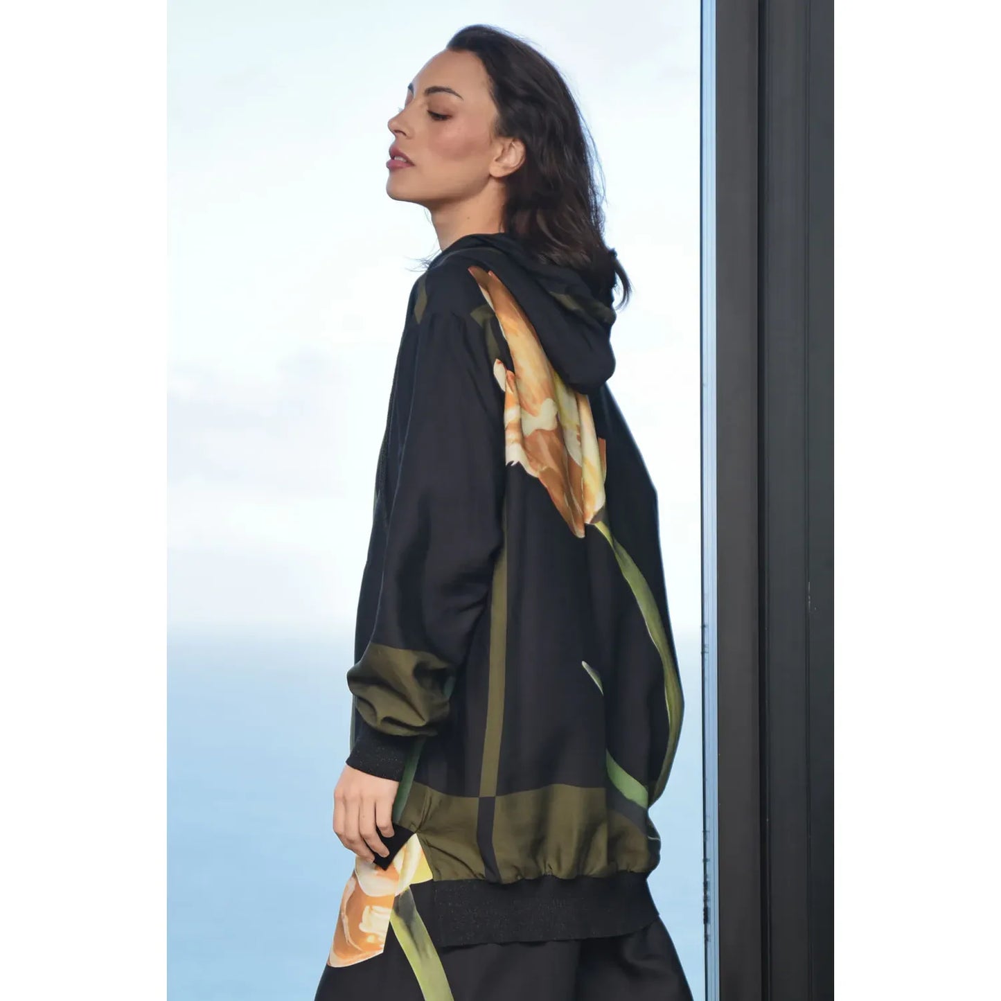 Cooper Class Half Full Hoodie - Olive/Tulip