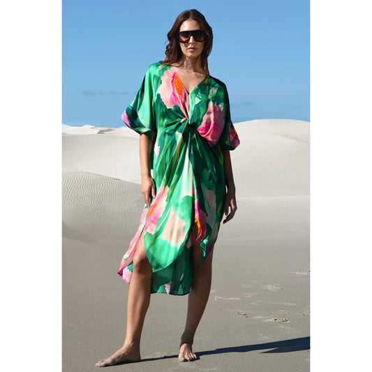 Cooper Do The Twist Dress - Green Floral