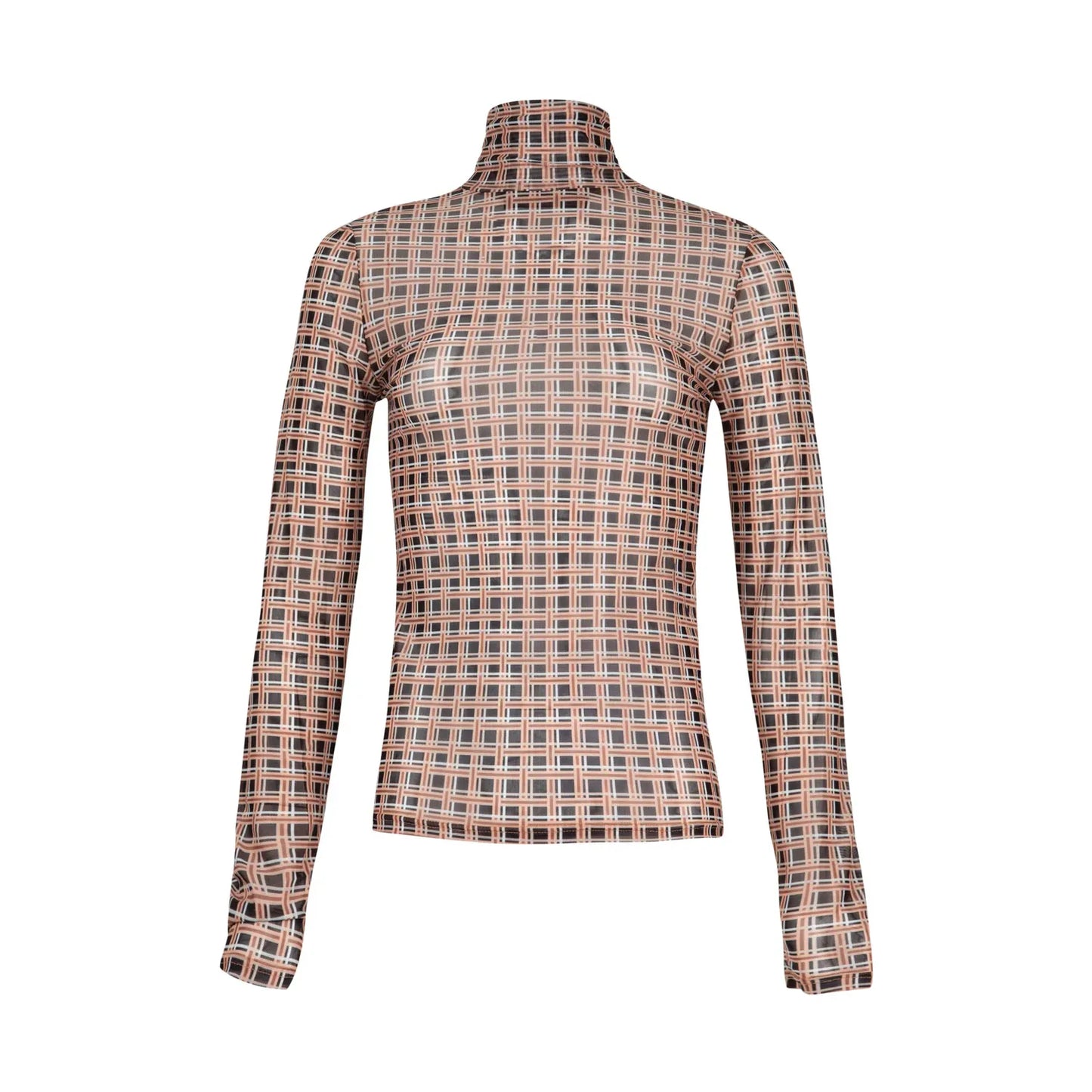 Cooper It's Neck and Neck Top - Latte Check