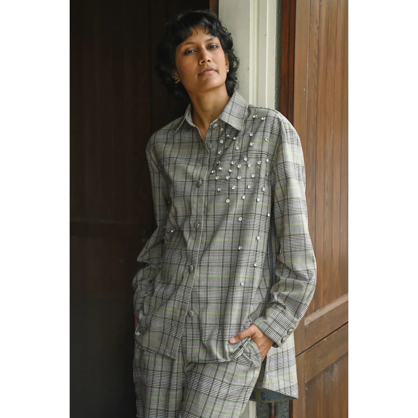 Cooper Diamonds For Days Shirt - Green/Check
