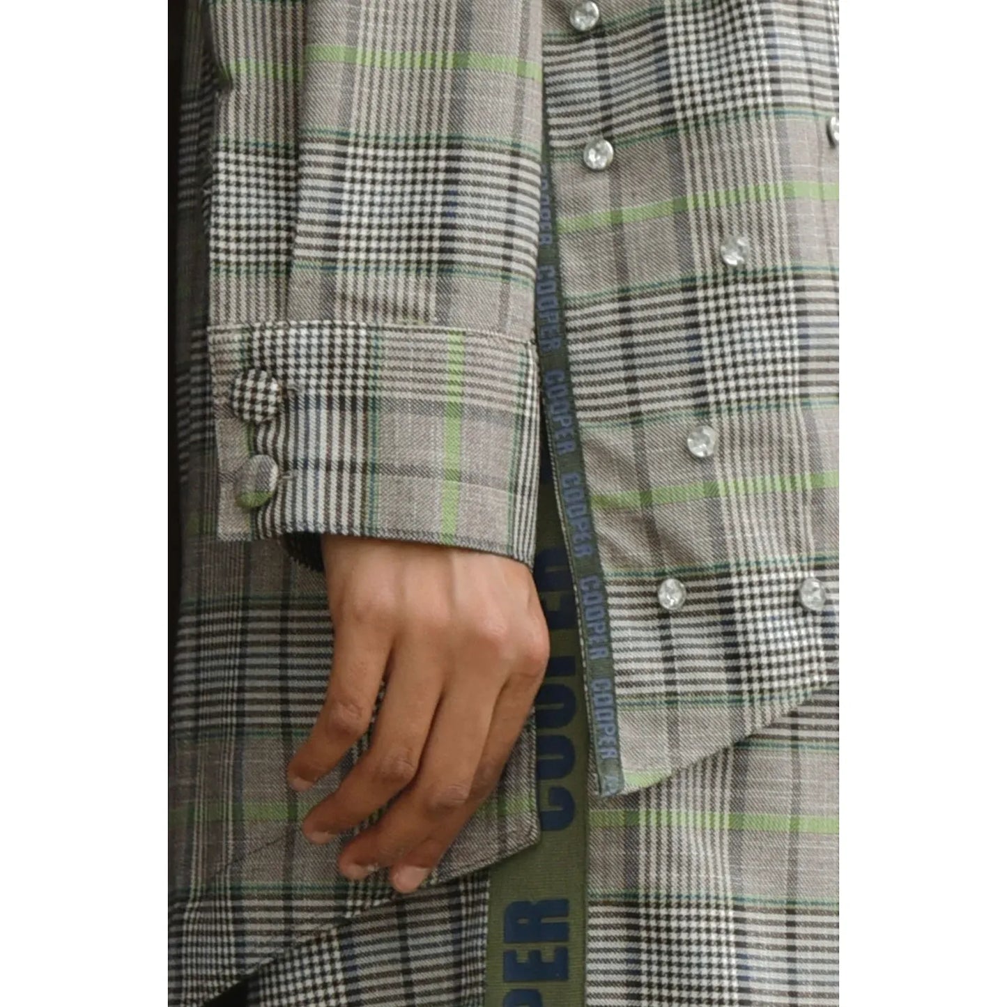 Cooper Diamonds For Days Shirt - Green/Check