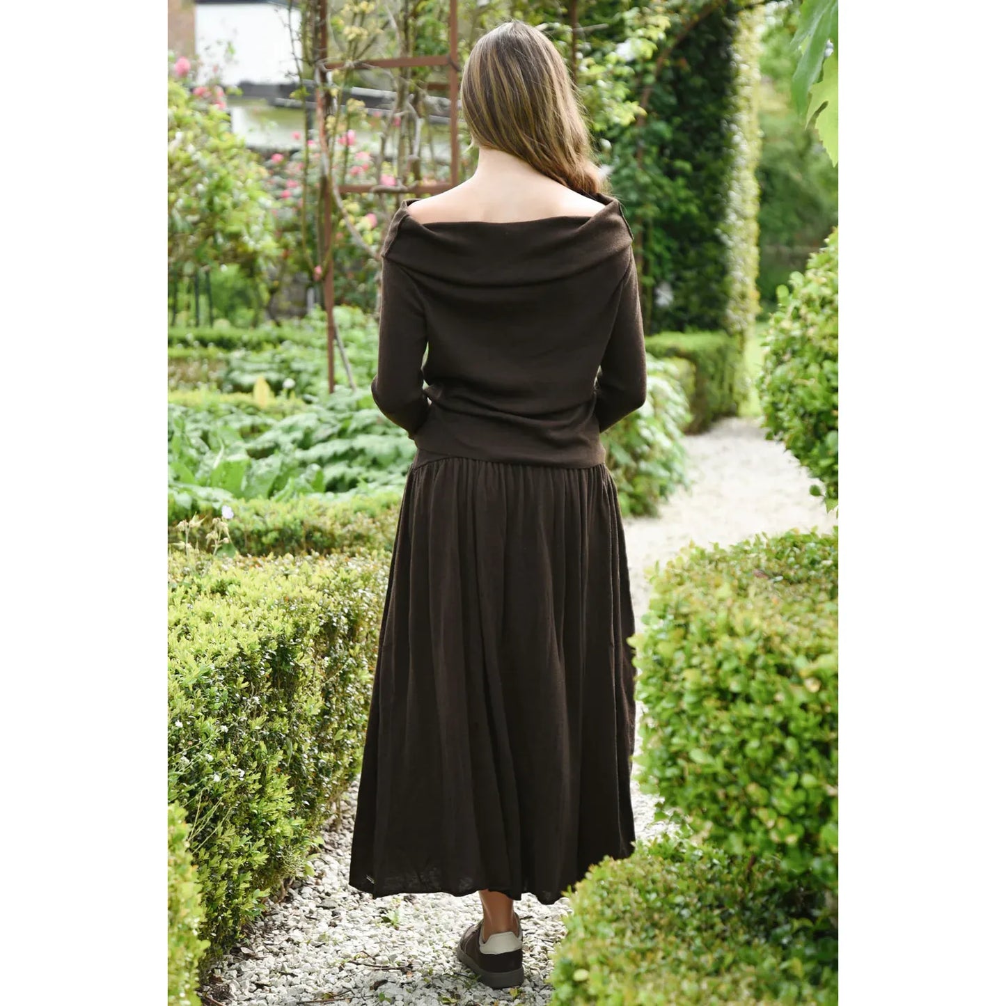 Cooper Basque To Basics Skirt - Chocolate