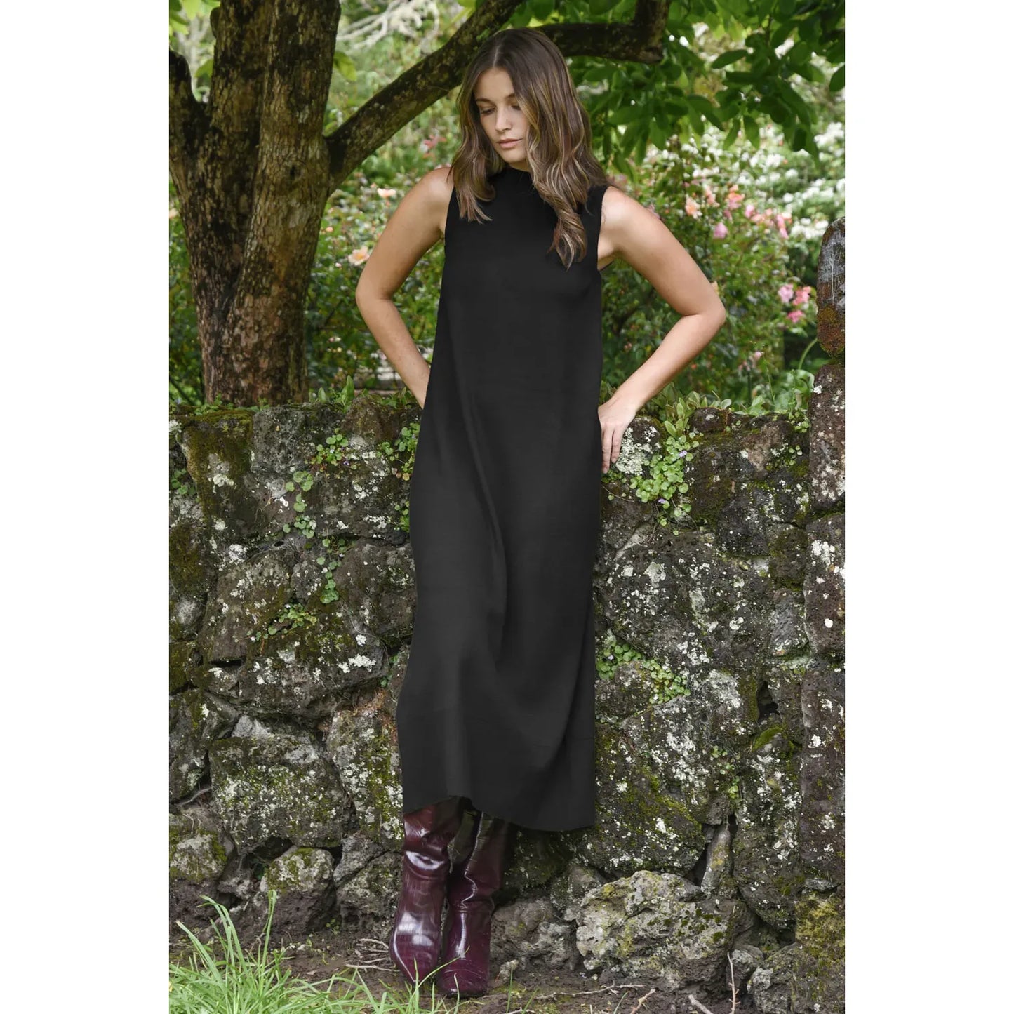 Cooper Knit and Chill Dress - Black