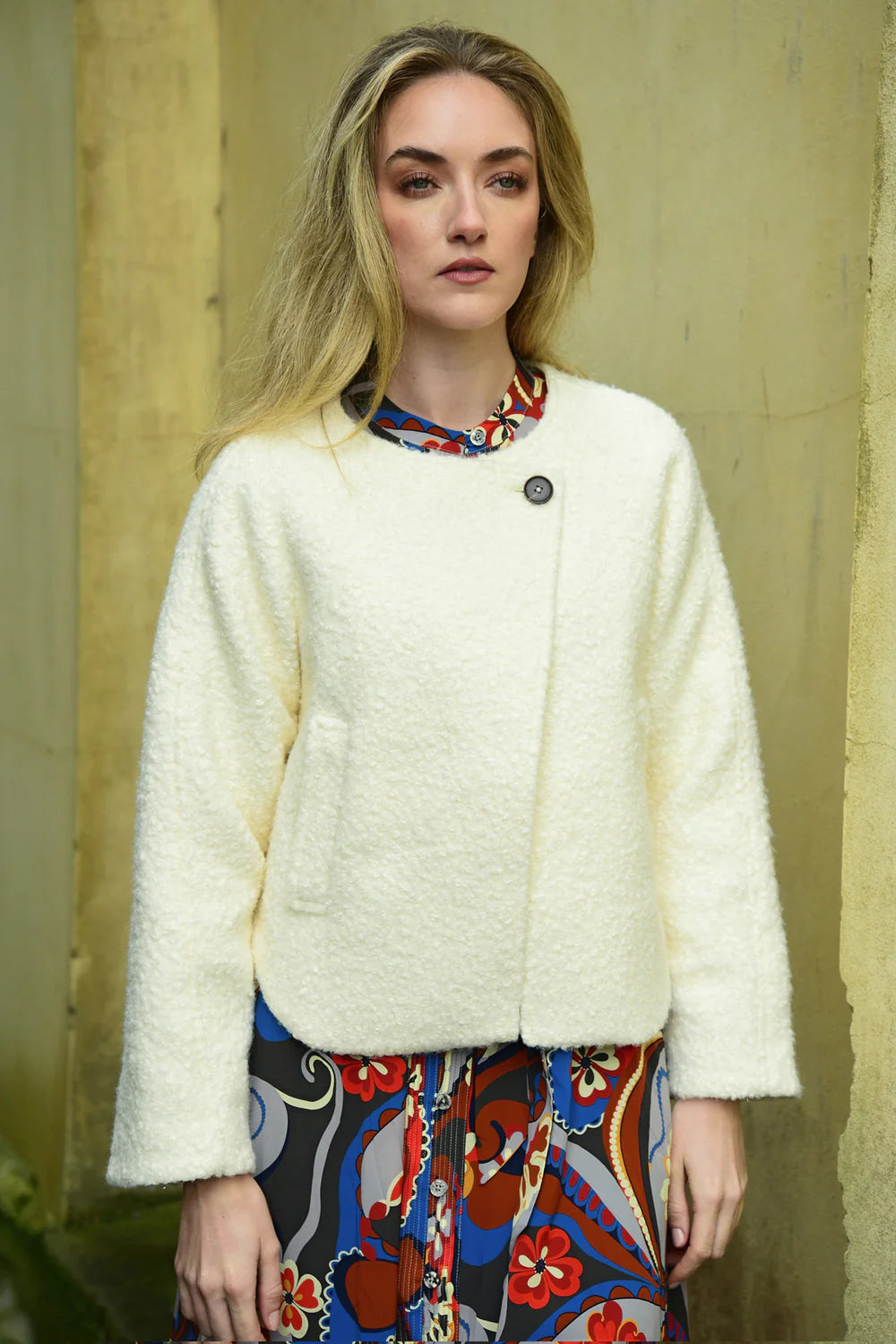 Coop Let's Go To The Crop Jacket - Ivory