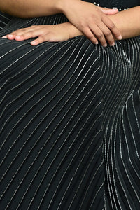 Coop Taken Gliterally Skirt - Black/Silver