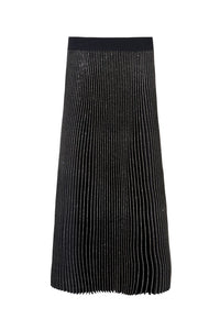 Coop Taken Gliterally Skirt - Black/Silver