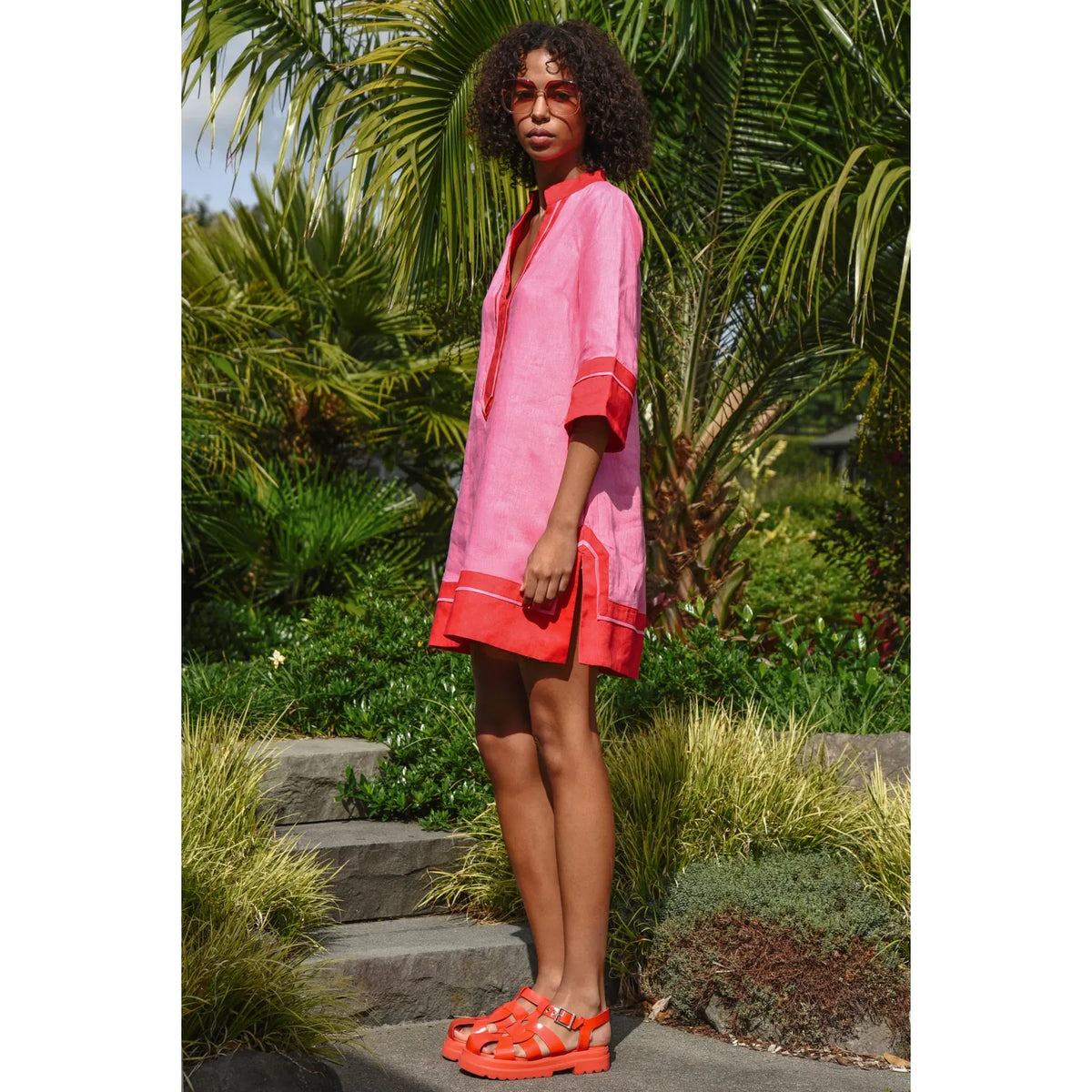 Coop Edge of Glory Tunic - Pink/Red