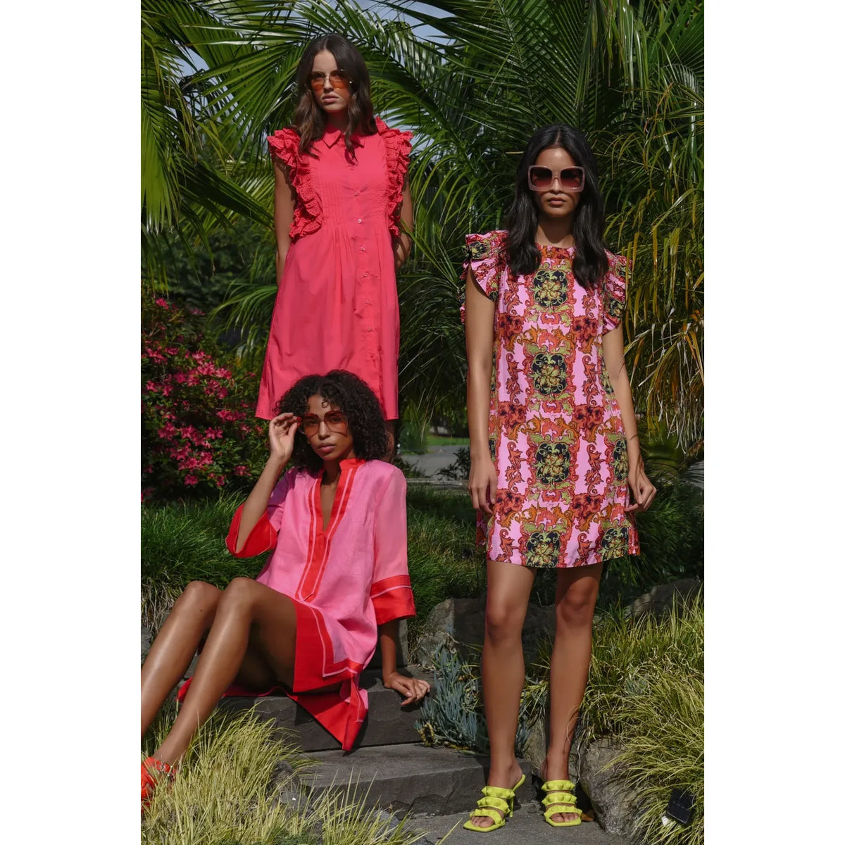 Coop Edge of Glory Tunic - Pink/Red
