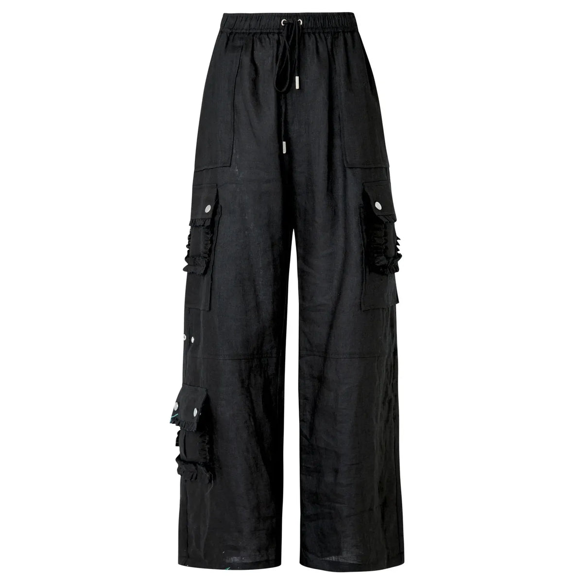 Coop Linen on The Edge Trouser - Black