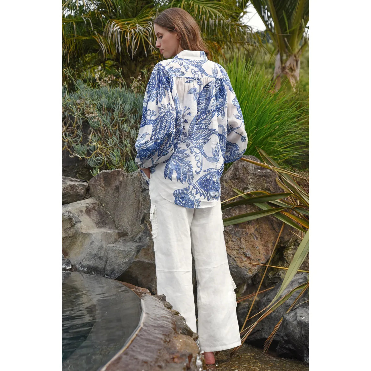 Coop Linen on the Edge Pant - White