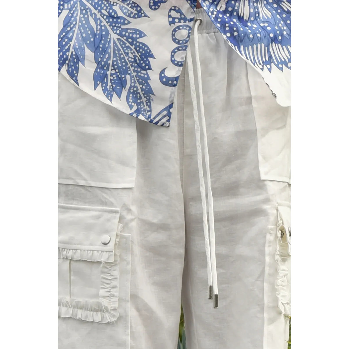 Coop Linen on the Edge Pant - White