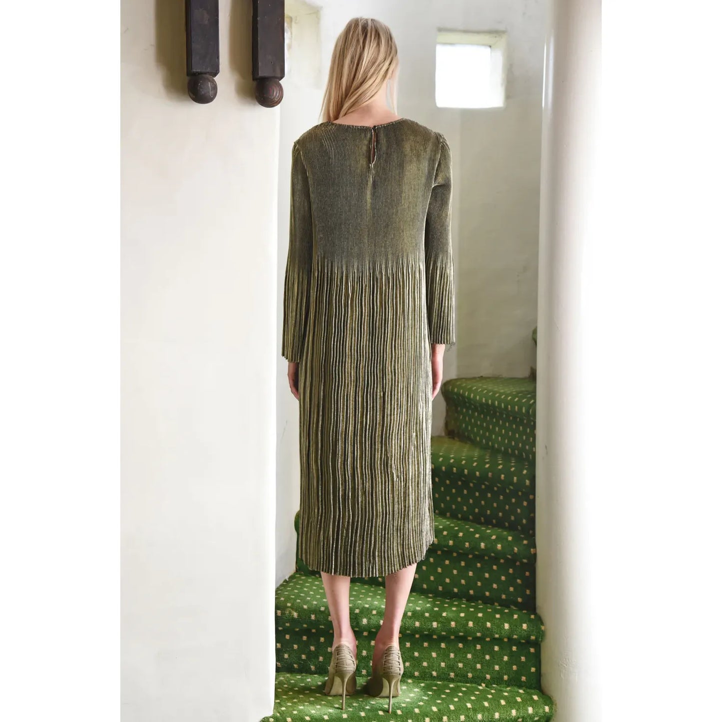 Coop 24 Karat Fold Dress - Gold