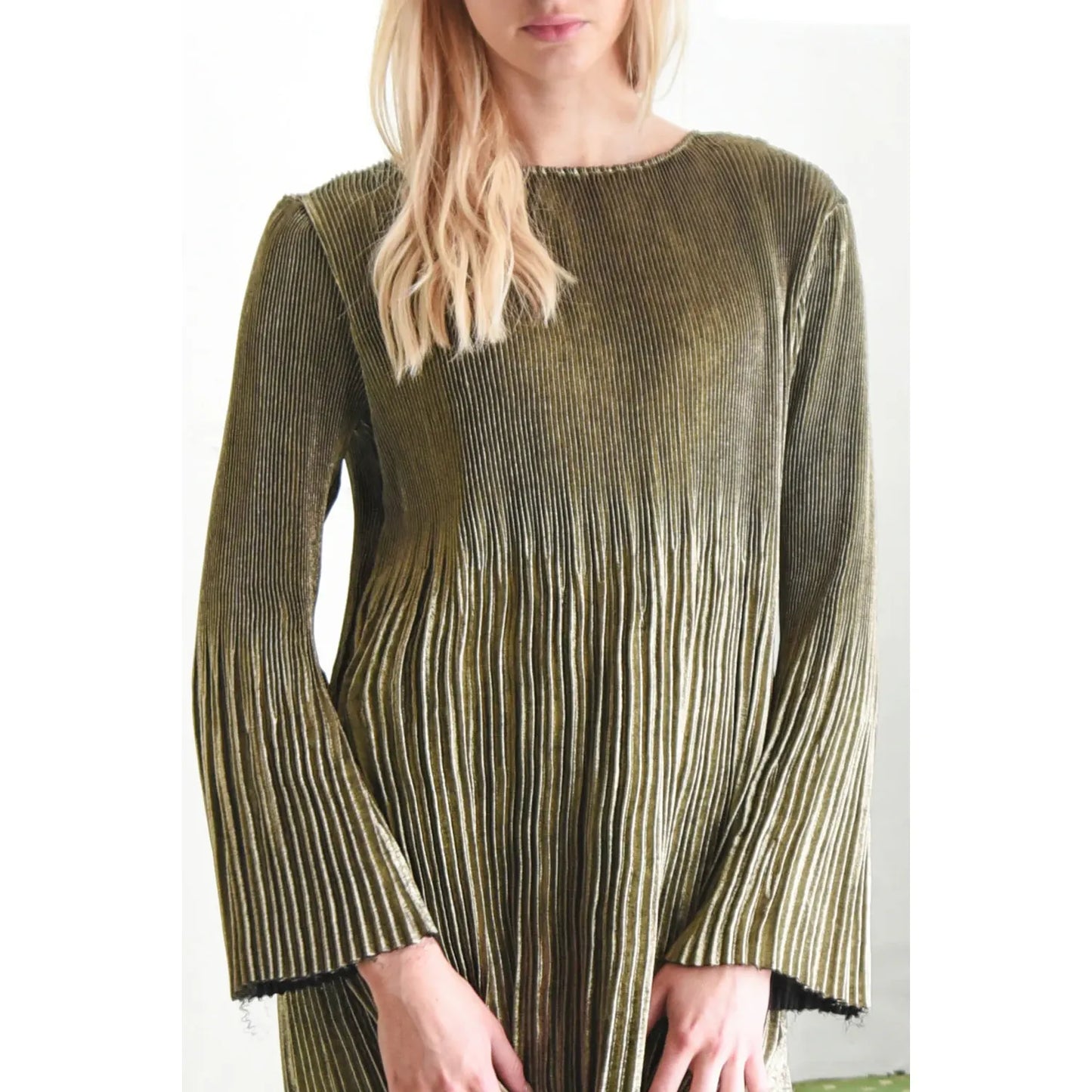 Coop 24 Karat Fold Dress - Gold