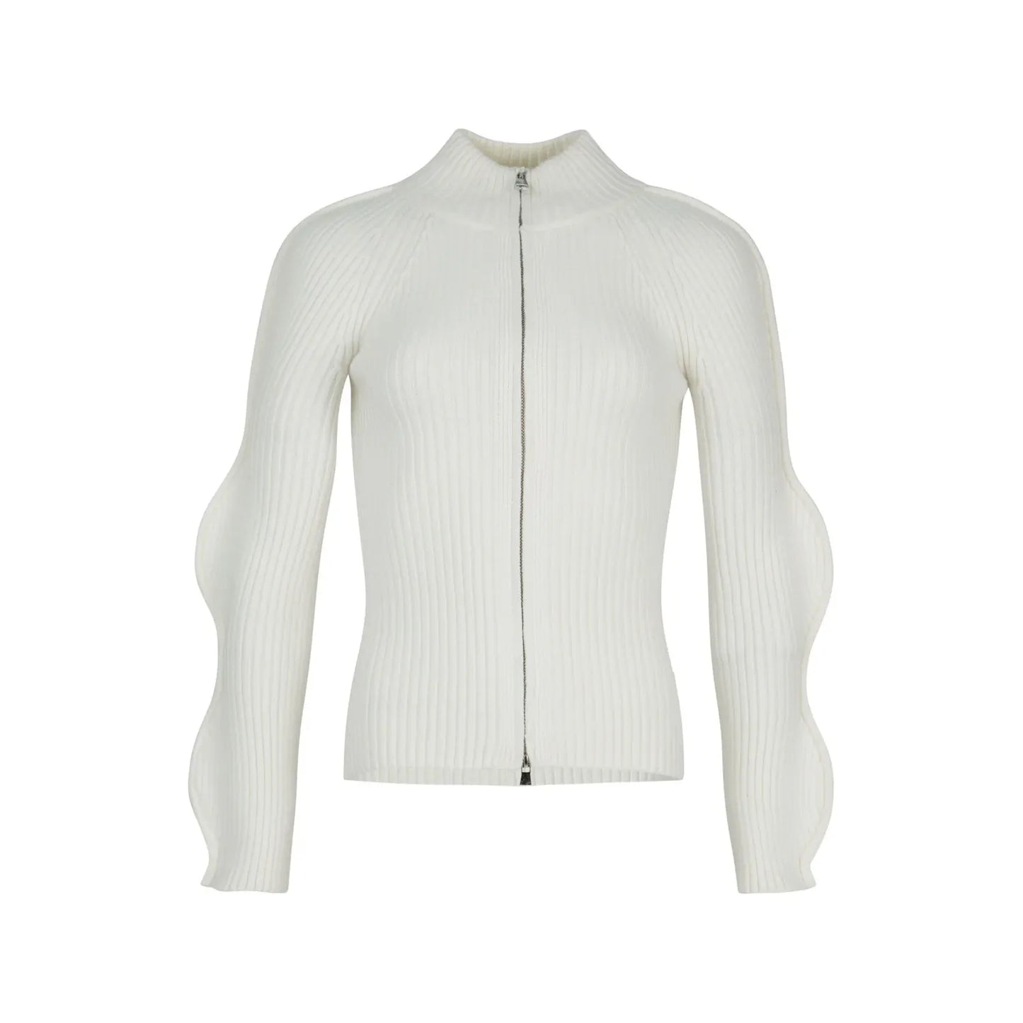 Coop Zip & Ripple Cardigan - Cream