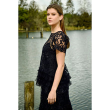 Curate Drink, Bling + Be Merry Top - Black Sequin