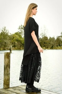 Curate Skirt 'Em Say Skirt - Black Sequin