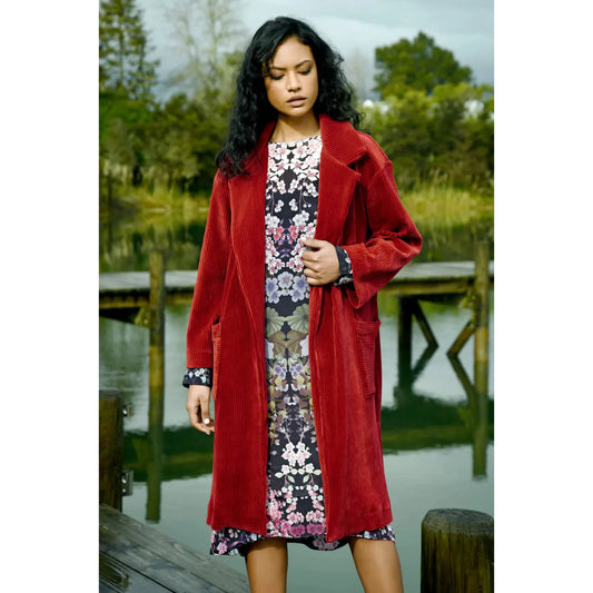 Curate Coatigan Cutie Coat - Rust