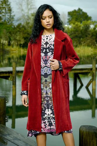 Curate Coatigan Cutie Coat - Rust
