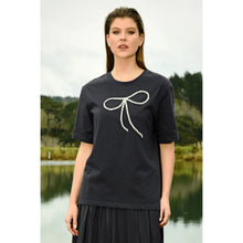 Curate Bow'tiful Day T-Shirt - Black