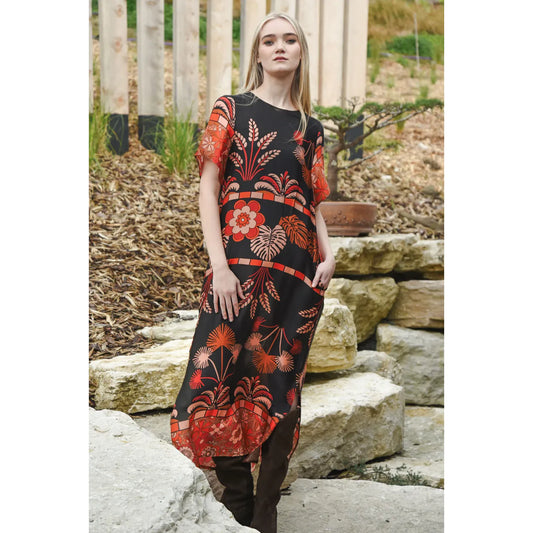 Curate The Boundless Vision Dress - Leaves