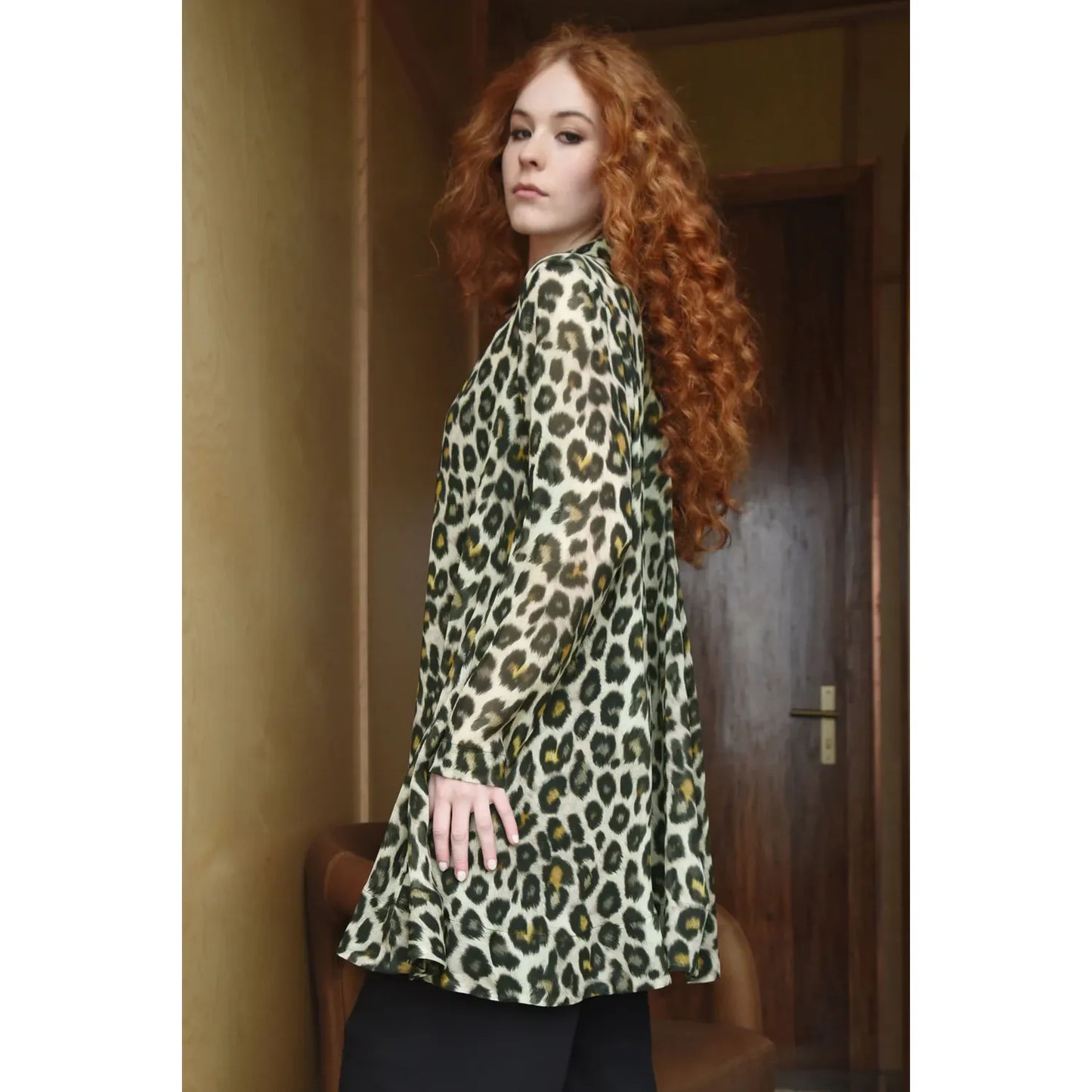 Curate On With The Show Shirt - Leopard