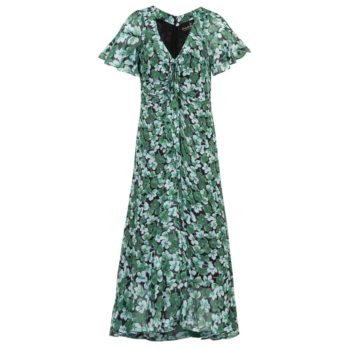 Curate It's a New Day Dress - Green Floral