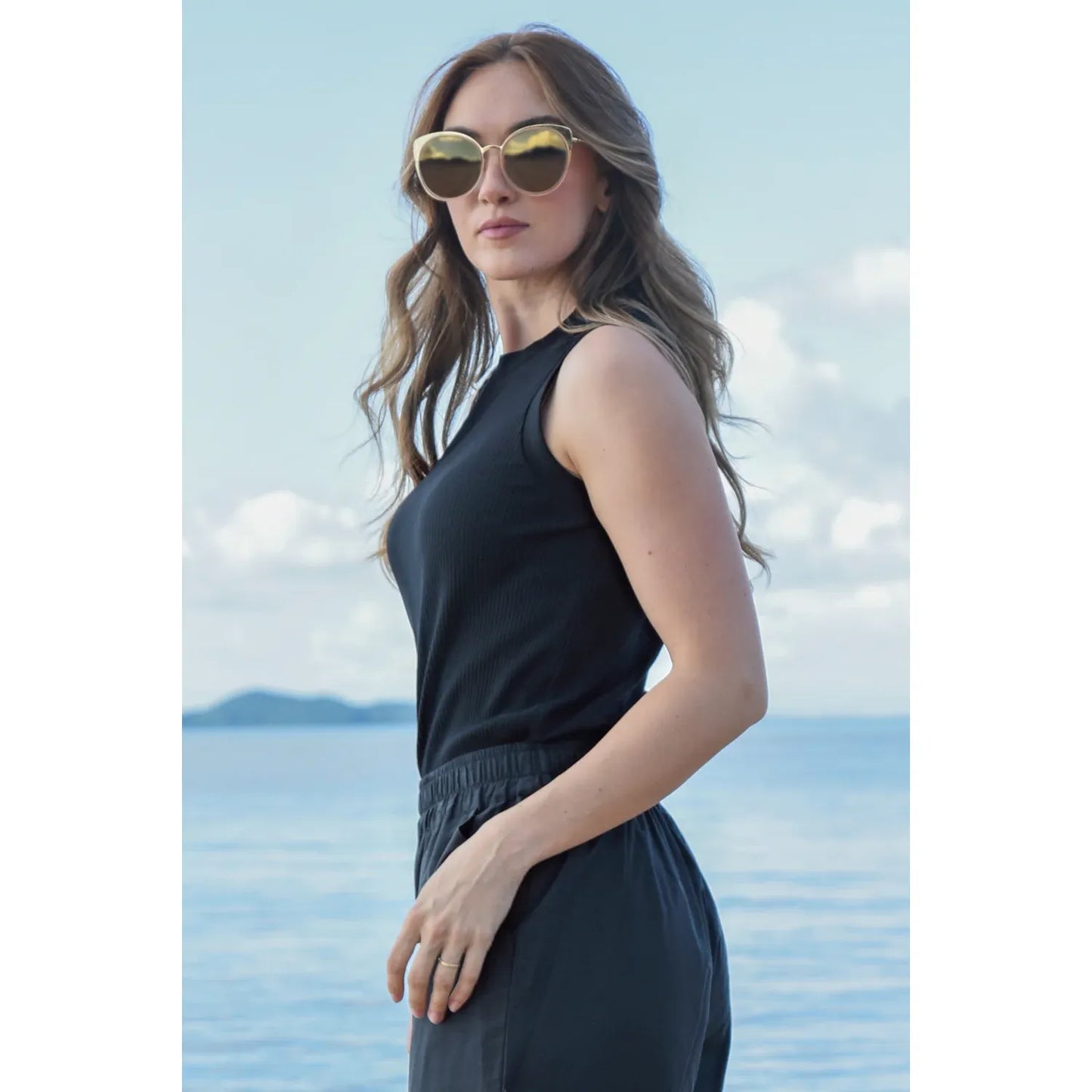 Curate I Call Ribs Singlet - Black