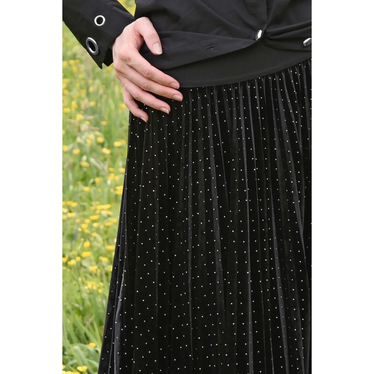 Curate Forever Long Skirt - Black