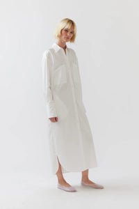 Foemina Demi Poplin Dress - White