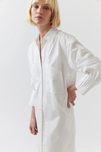Foemina Demi Poplin Dress - White